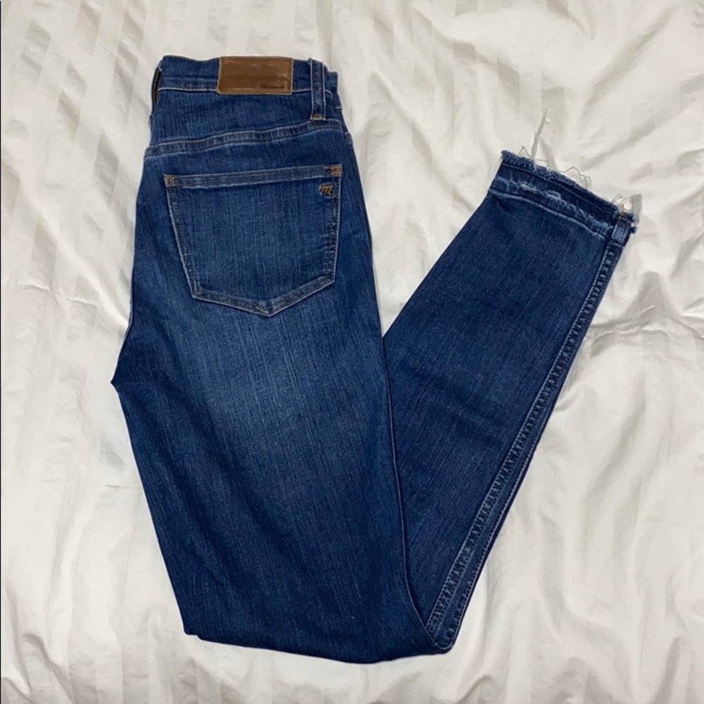 Madewell high rise skinny jeans